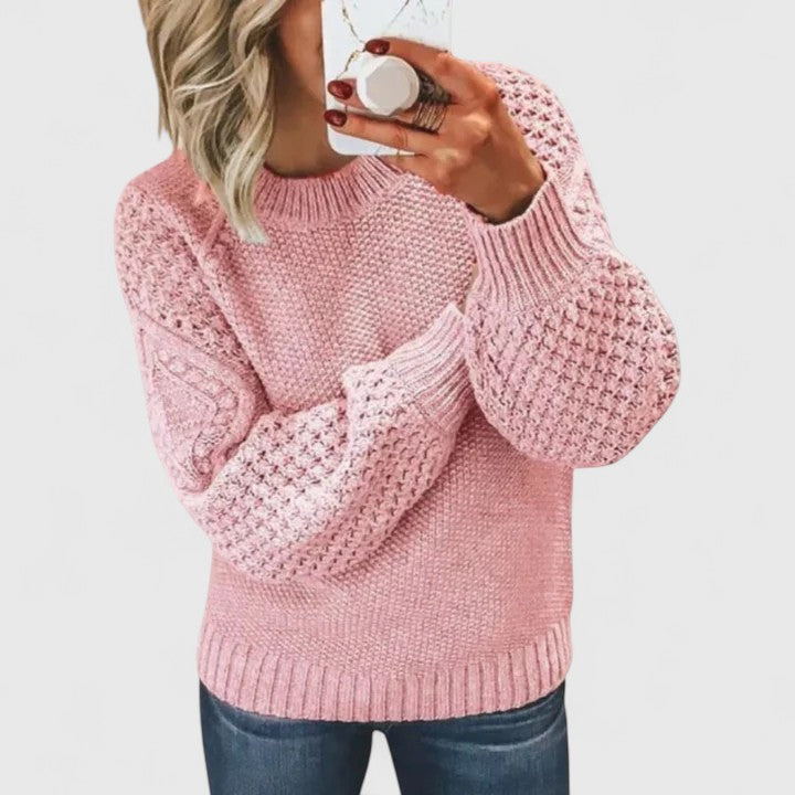 Celeste Knit Sweater Dress Pink 2
