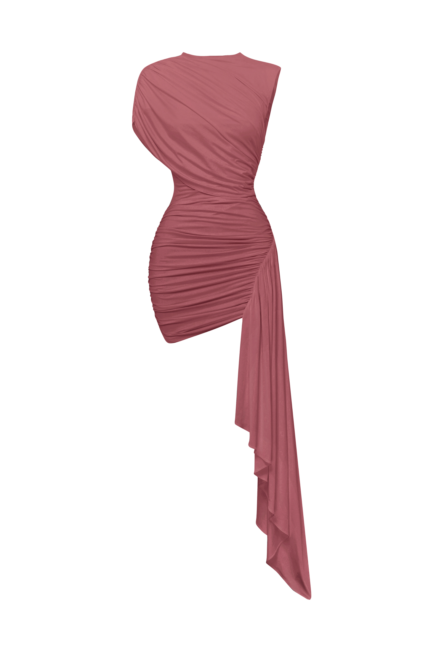 Marnie Plum Mini Dress Rose Brown 8