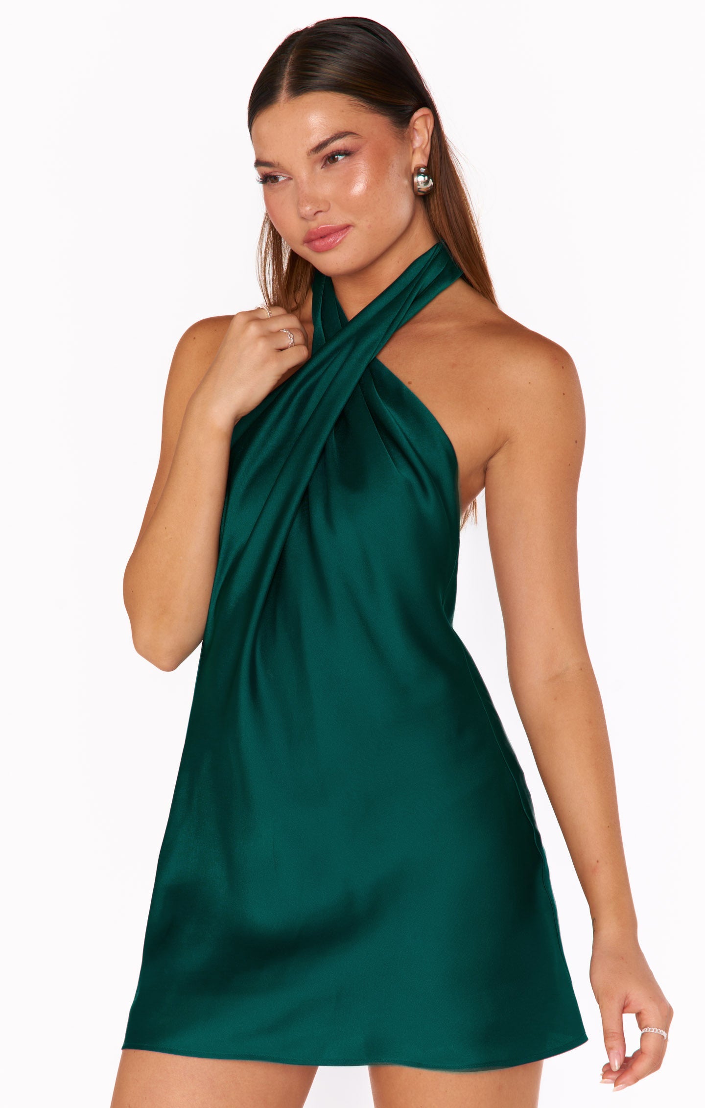 Jasmine Halter Mini Dress 11