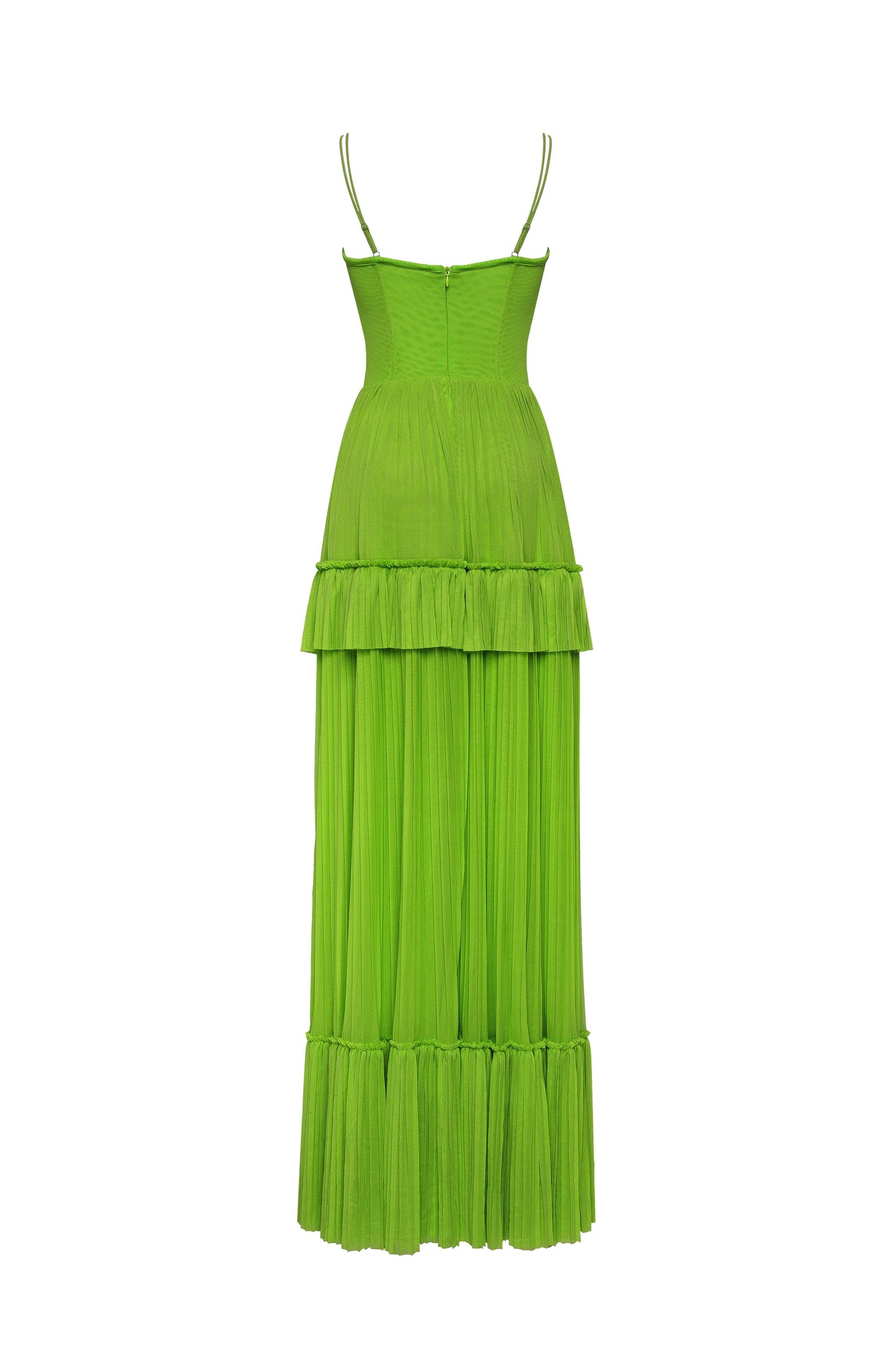 Milla Tulle Maxi Dress Green 4