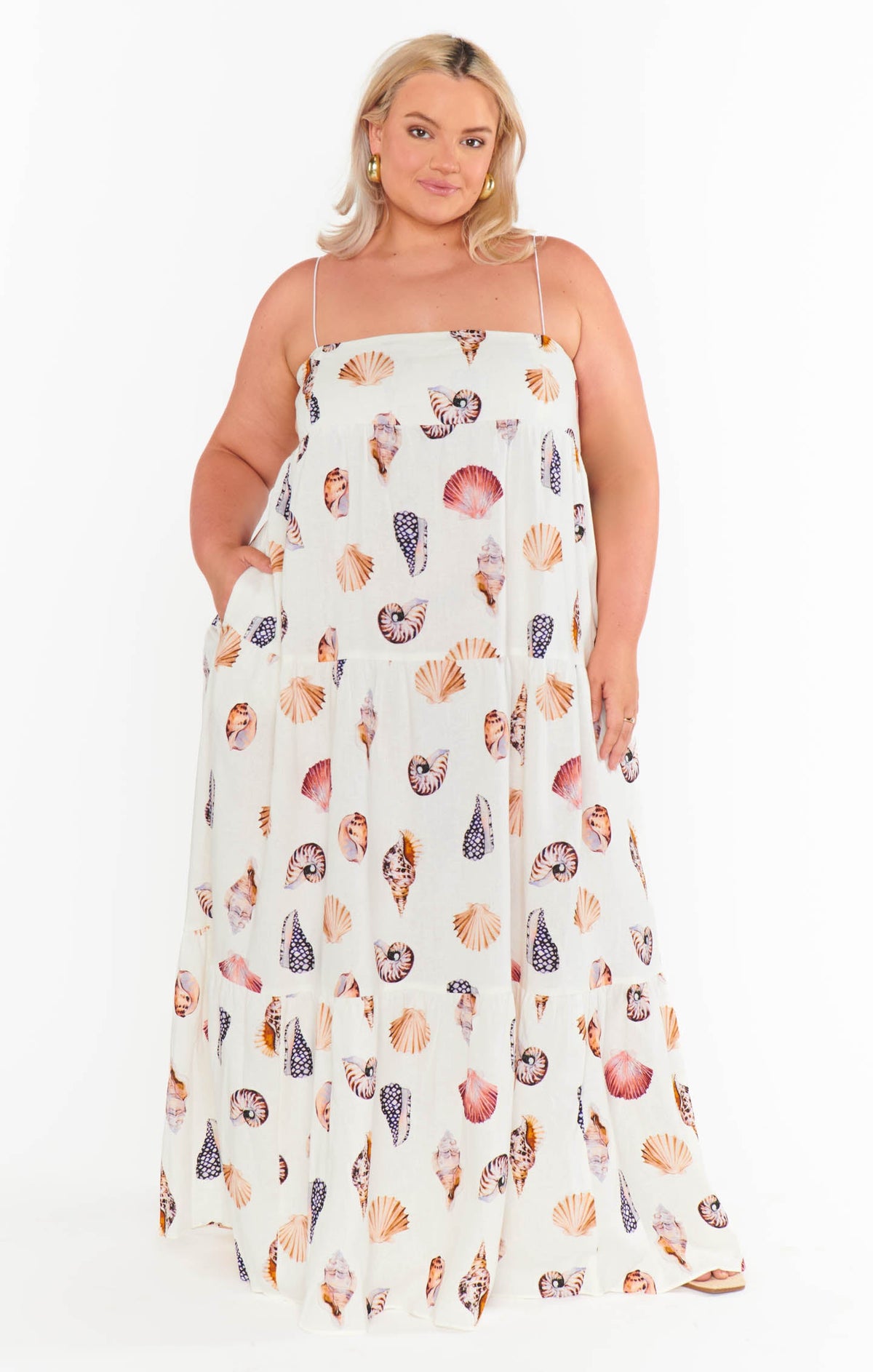 Aurelia Linen Maxi Dress Multi 4