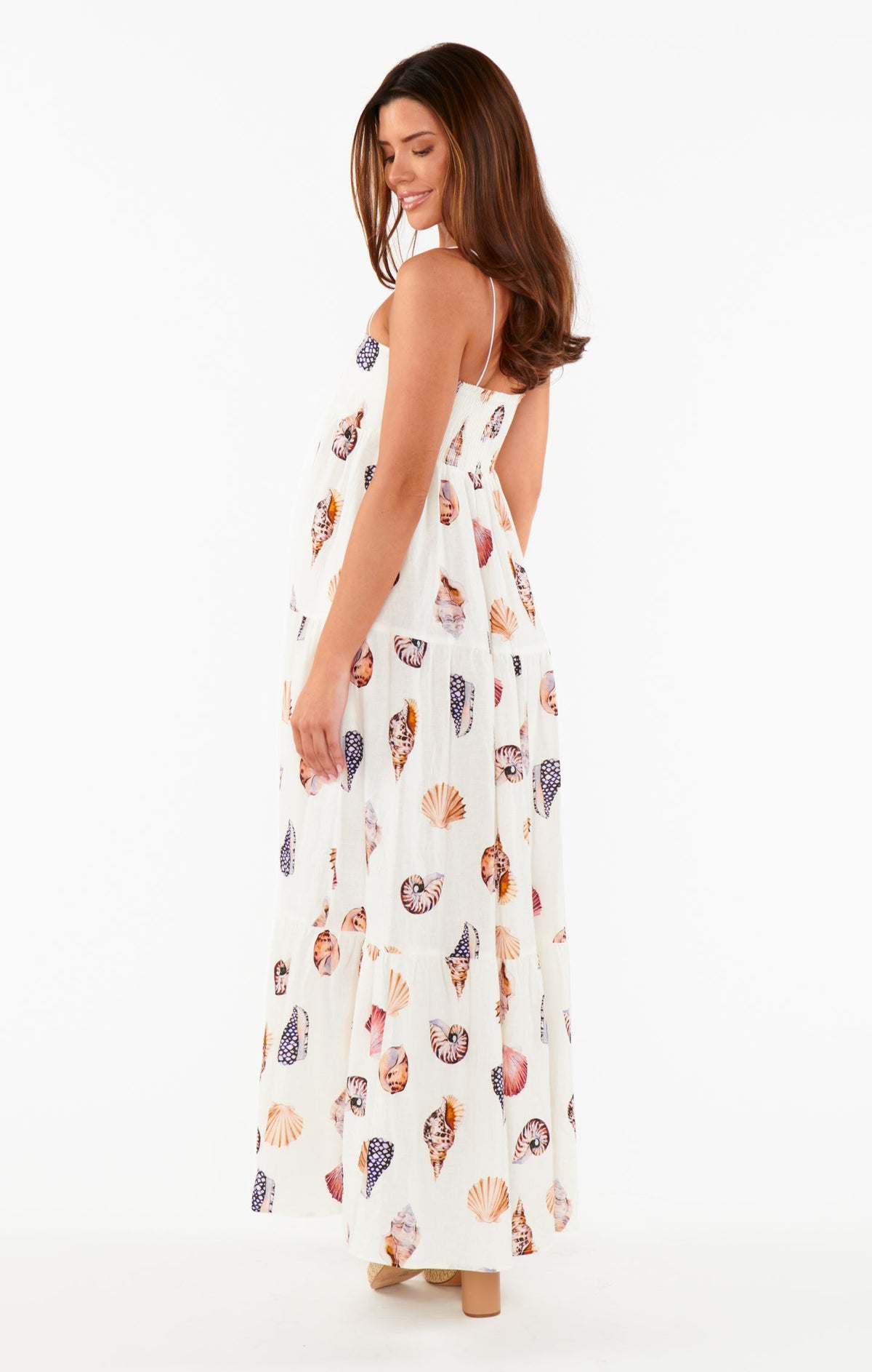 Aurelia Linen Maxi Dress Multi 6