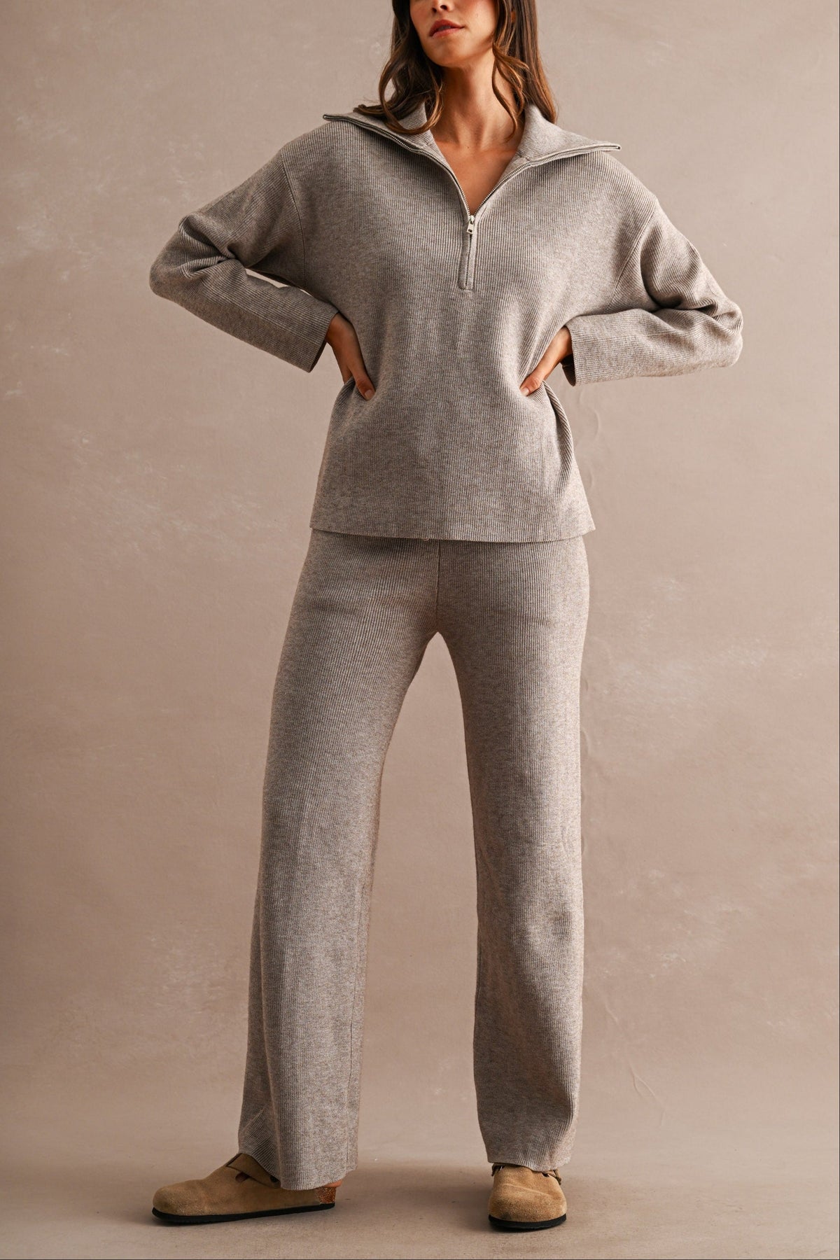 Margot Knit Two-Piece Set Mocha 8