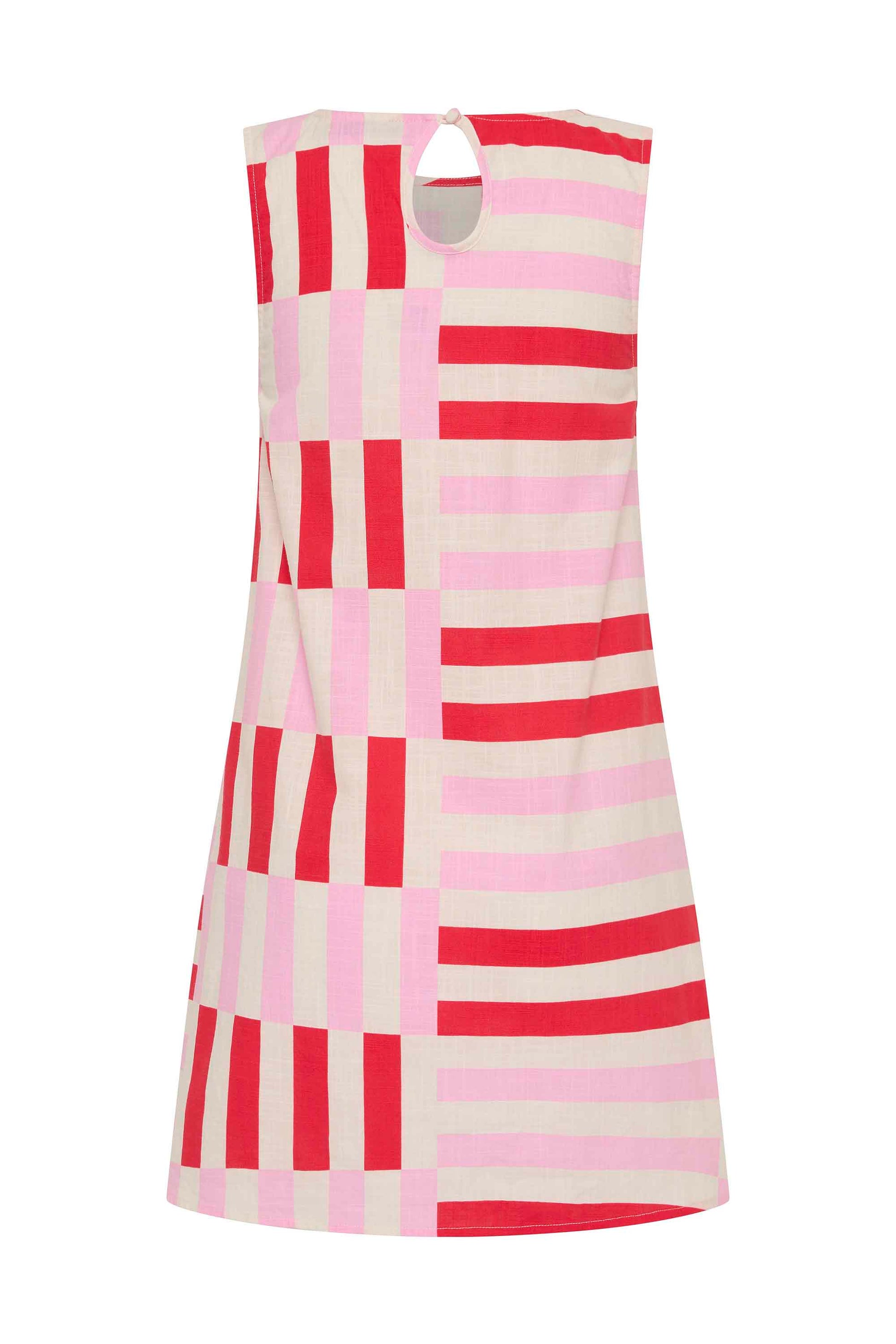 Margot Silk Mini Dress in Spritz Kimolos 6