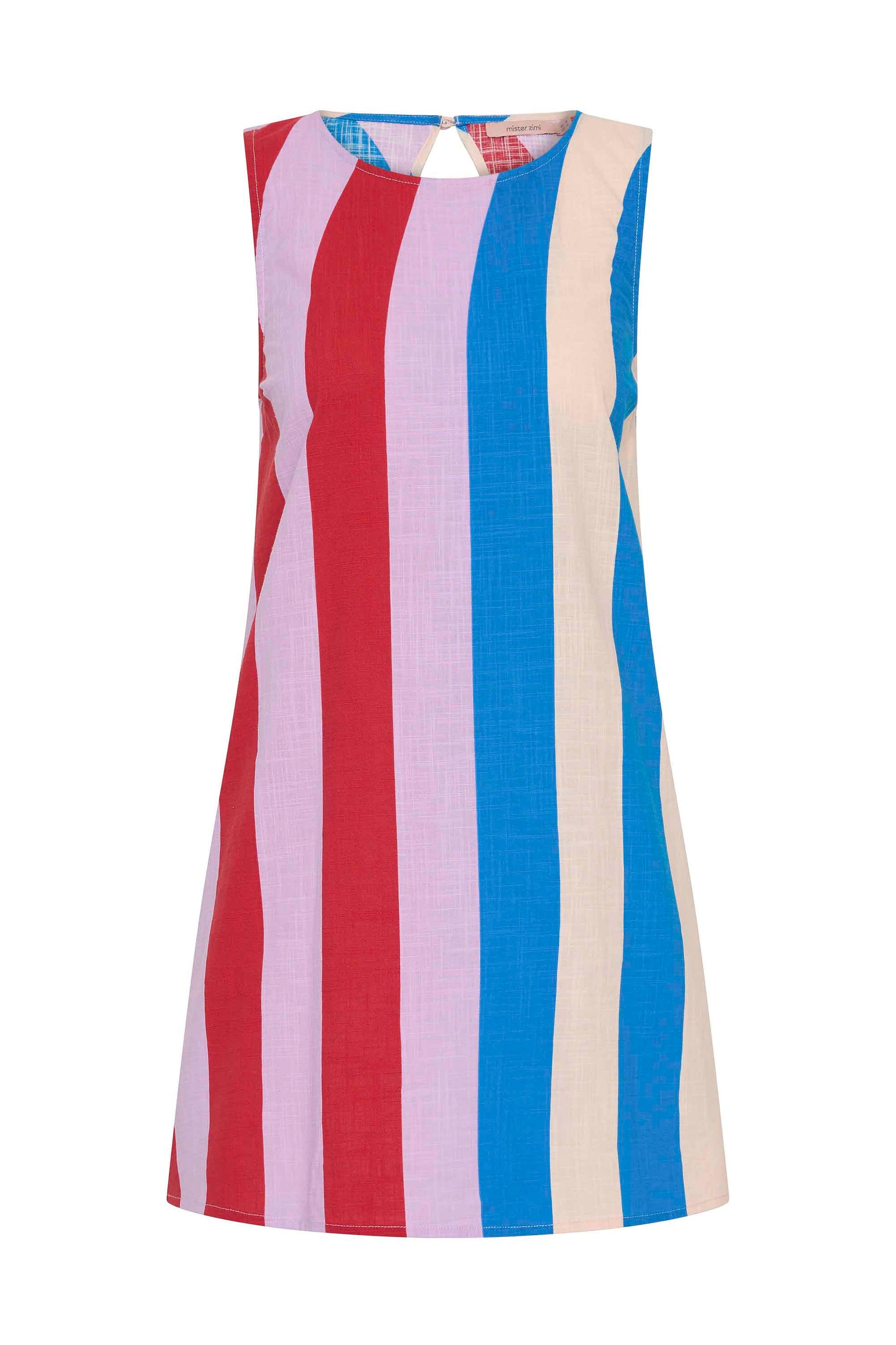 Margot Silk Mini Dress in Spritz Spritz 10