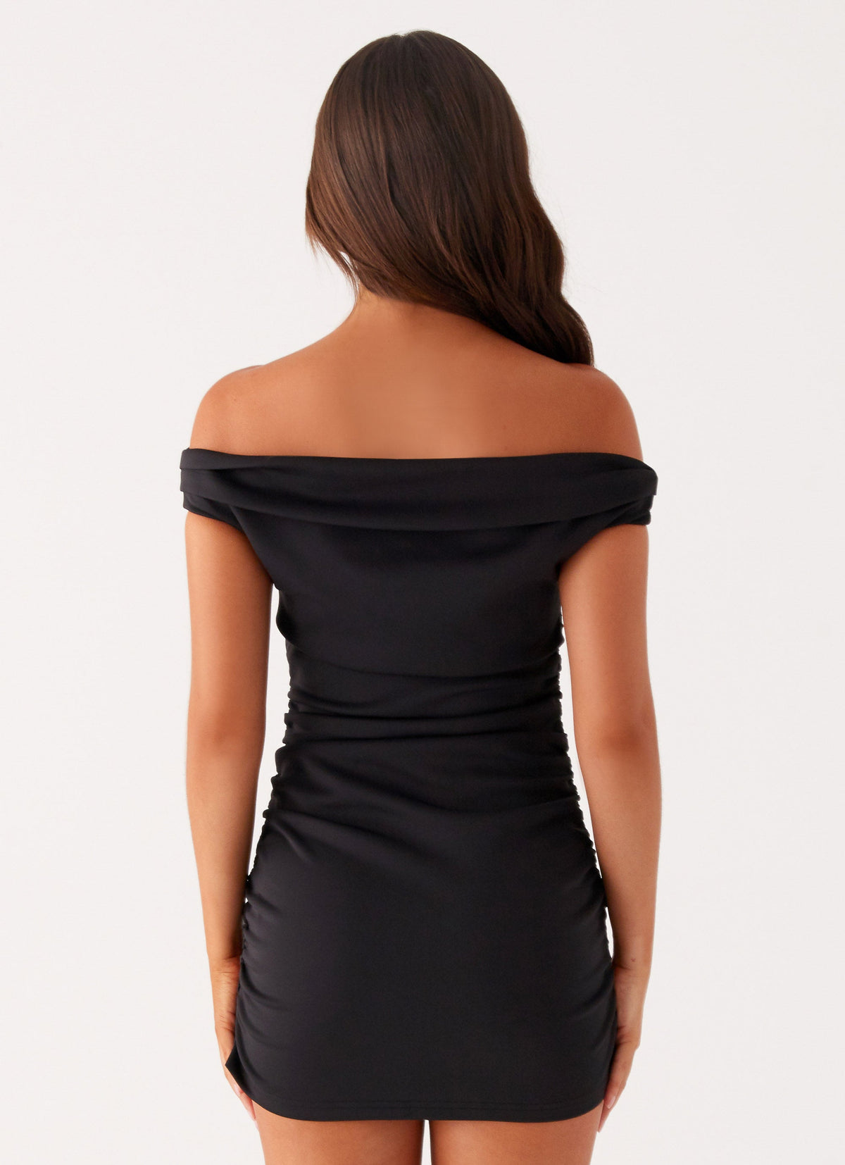 Morgan Off-Shoulder Mini Dress Black 4