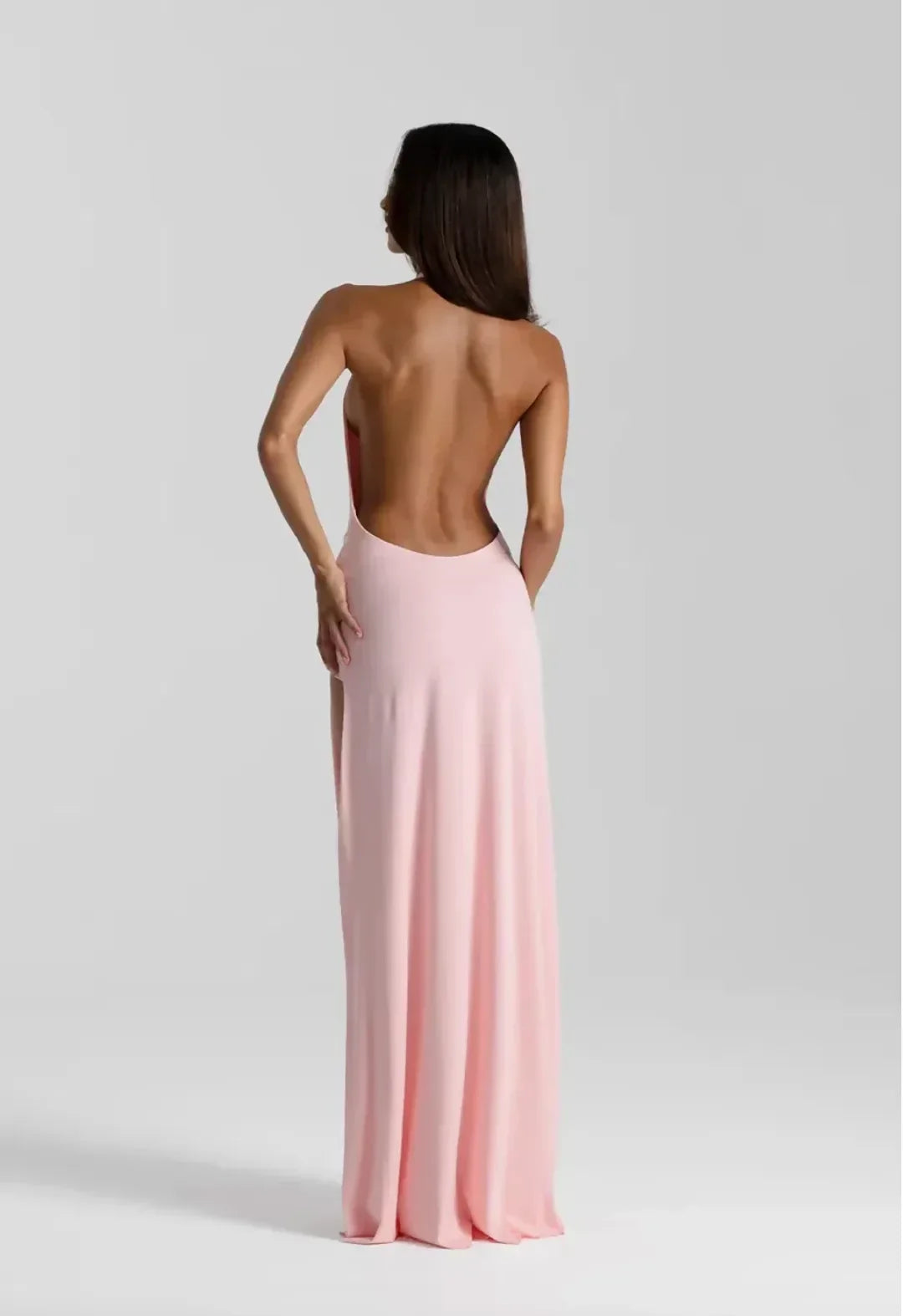 Winona Satin Gown Black 18