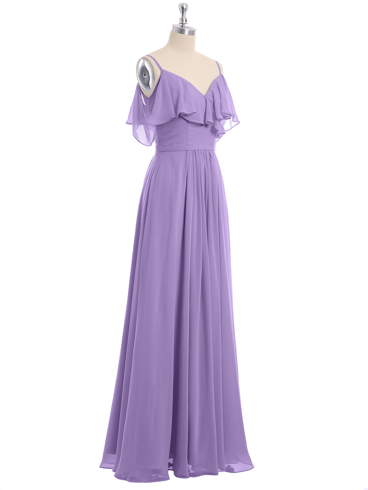 Margot Chiffon Off-Shoulder Dress Tahiti 6