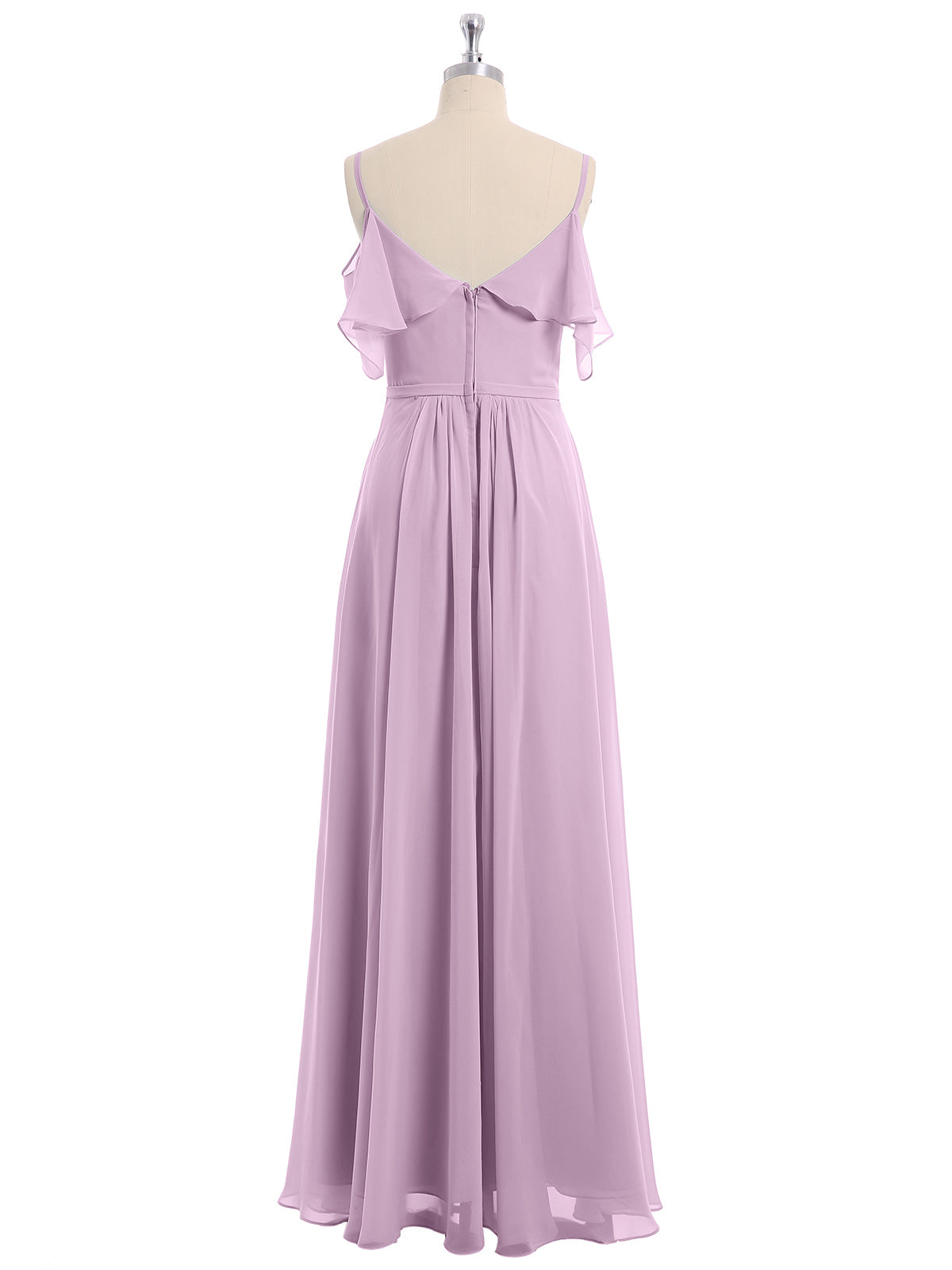Margot Chiffon Off-Shoulder Dress Wisteria 5
