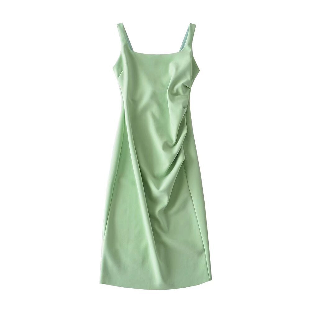 Vivienne Satin Midi Dress Multi 22