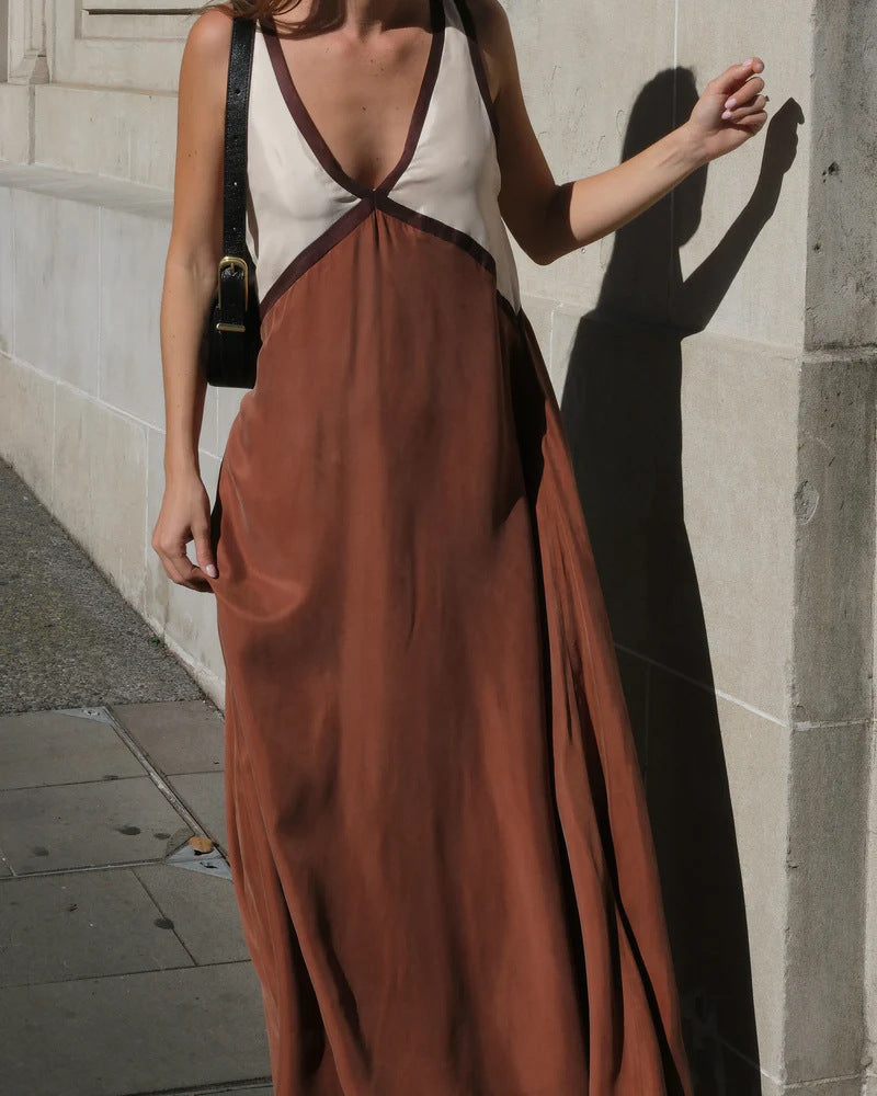 Valentina Ruched Maxi Dress Multi 23