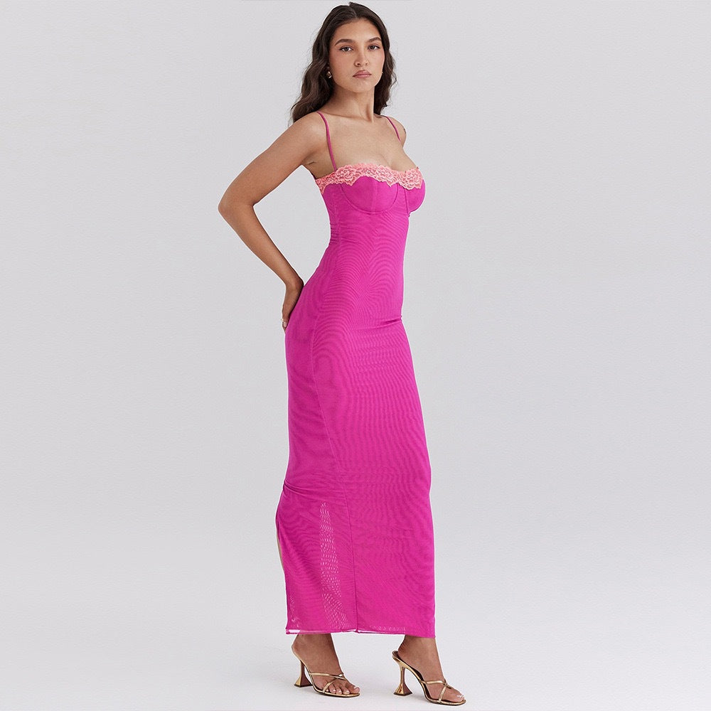 Isadora Lace Maxi Dress Multi 3