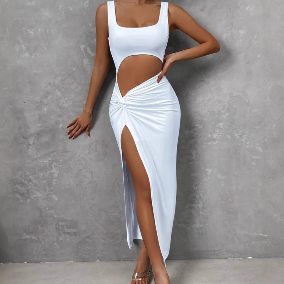 Isabelle Halterneck Cutout Dress Multi 6