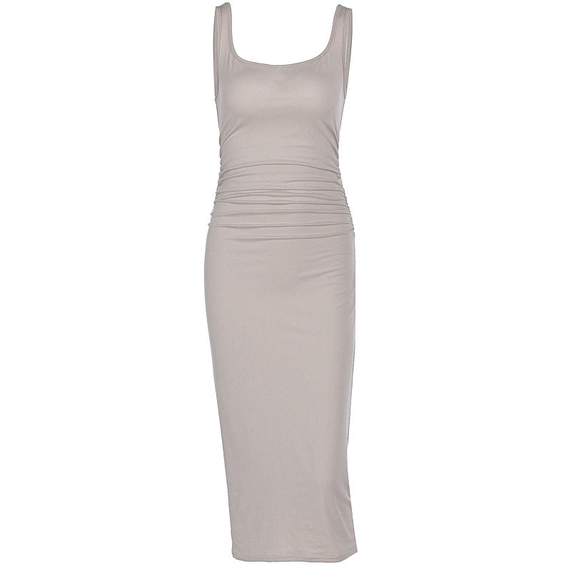 Vivienne Satin Midi Dress Multi 15