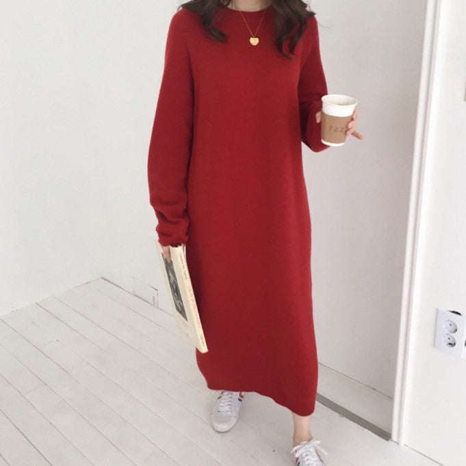 Rosalie Wool Oversized Midi Dress Multi 2