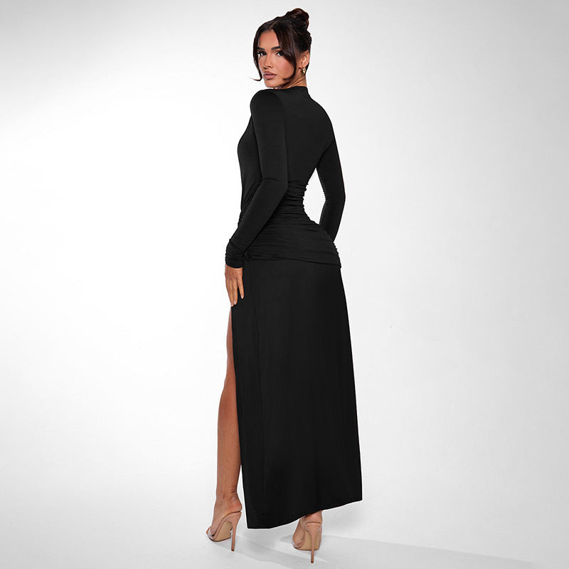 Valentina Deep V Maxi Dress Design 3