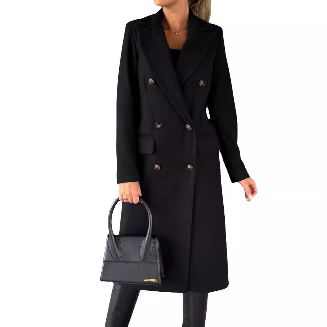 Rosalie Double-Breasted Coat Dress Multi 12