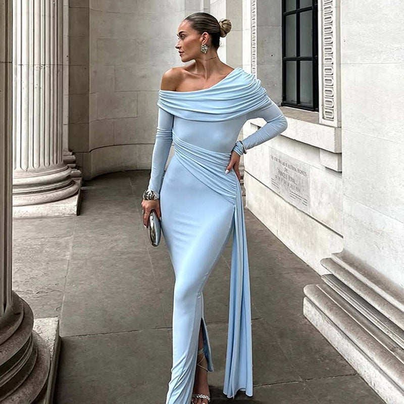 Celeste Ruched Evening Dress Multi 2