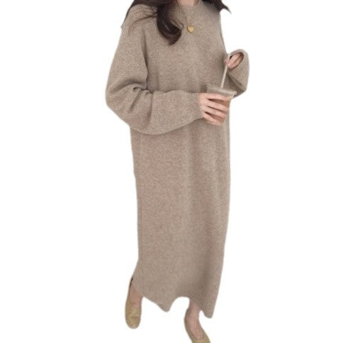 Rosalie Wool Oversized Midi Dress Multi 5