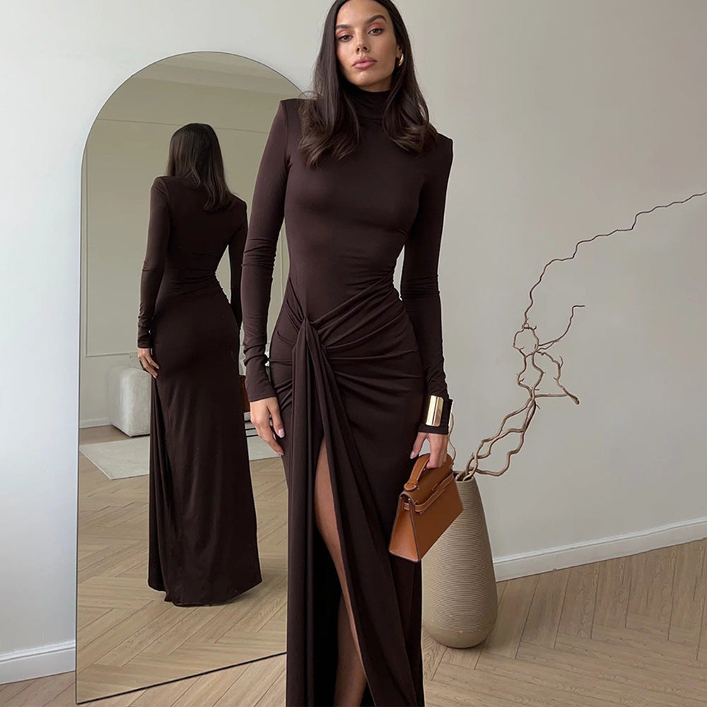Ophelia Structured Wrap Maxi Dress Multi 1