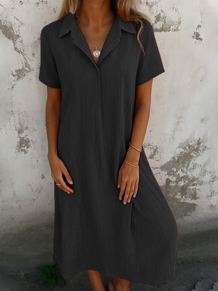 Rosalie Satin Shirt Dress Multi 9
