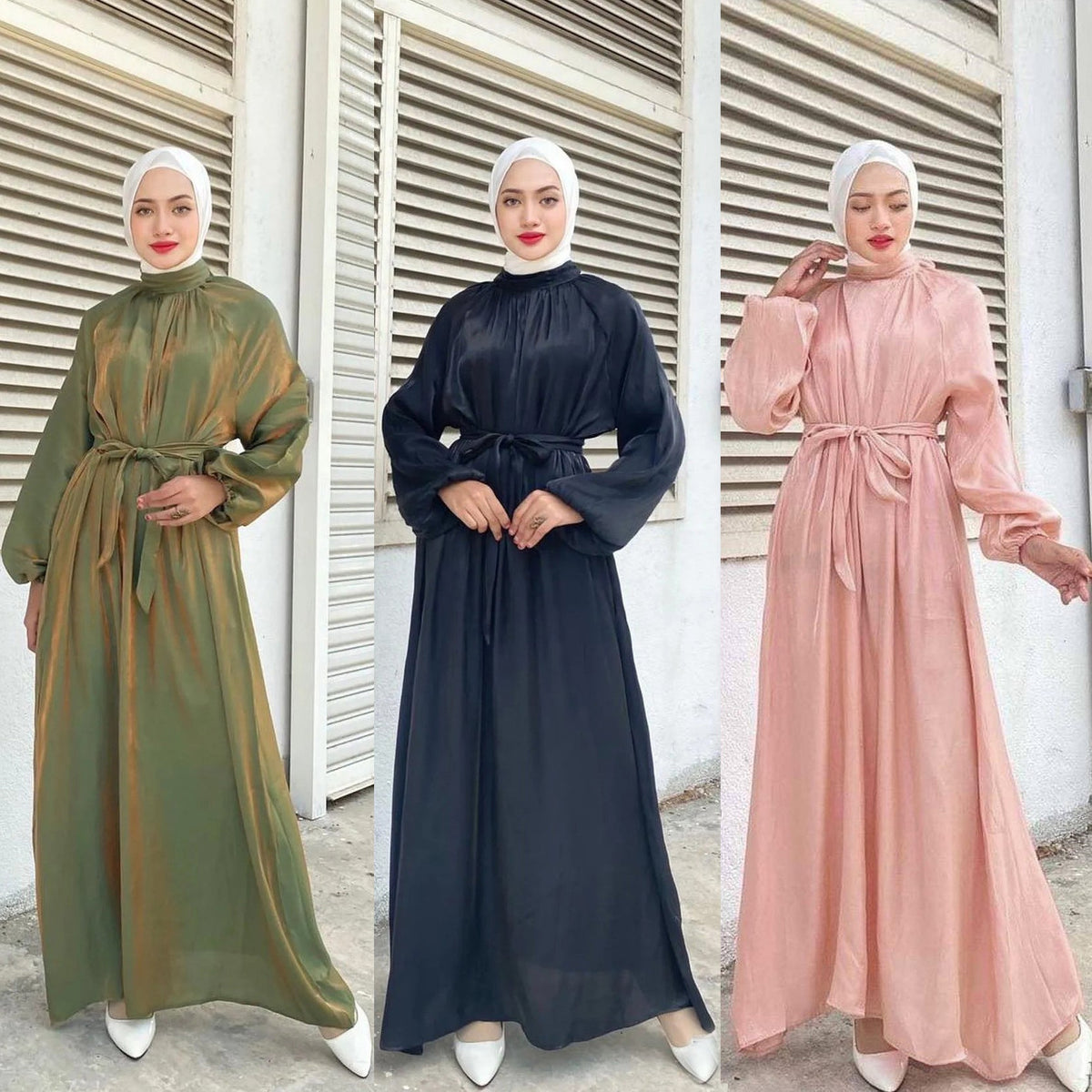 Rosalie Belted Midi Dress Multi 3