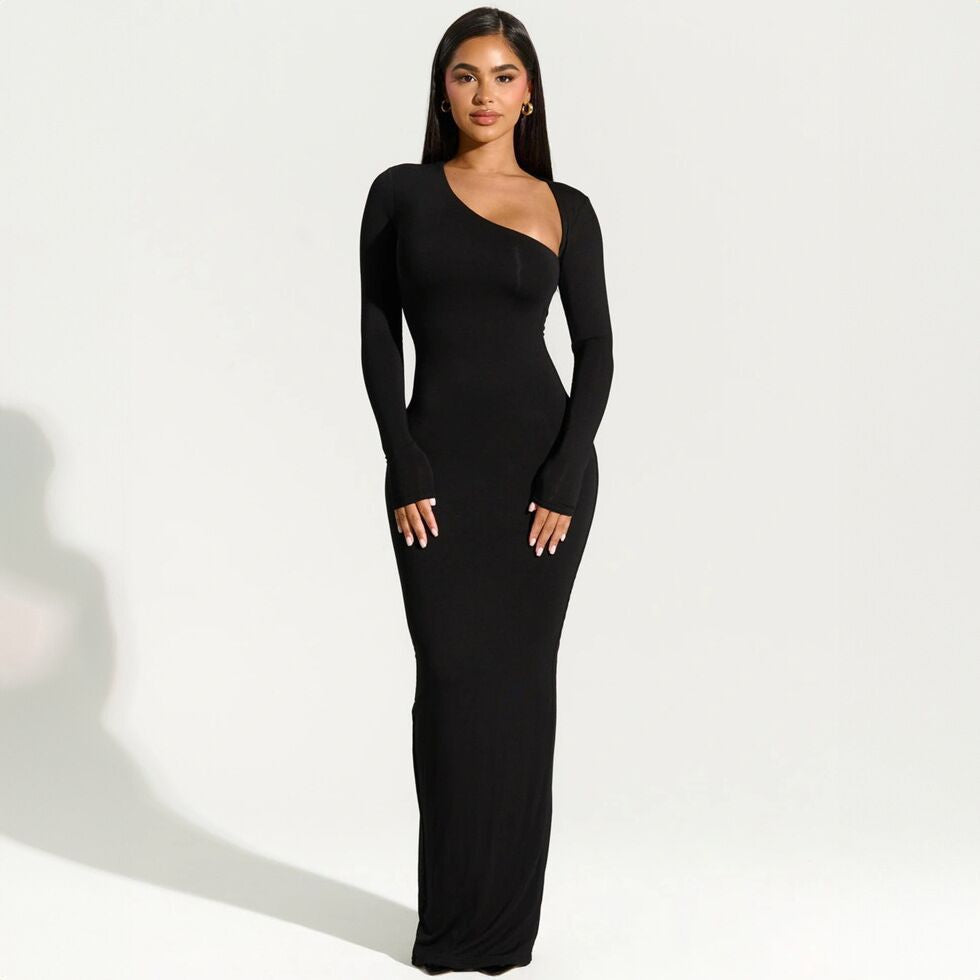 Margot Asymmetrical Wrap Maxi Dress Multi 18