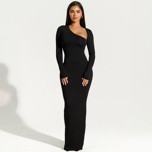 Margot Asymmetrical Wrap Maxi Dress Multi 1