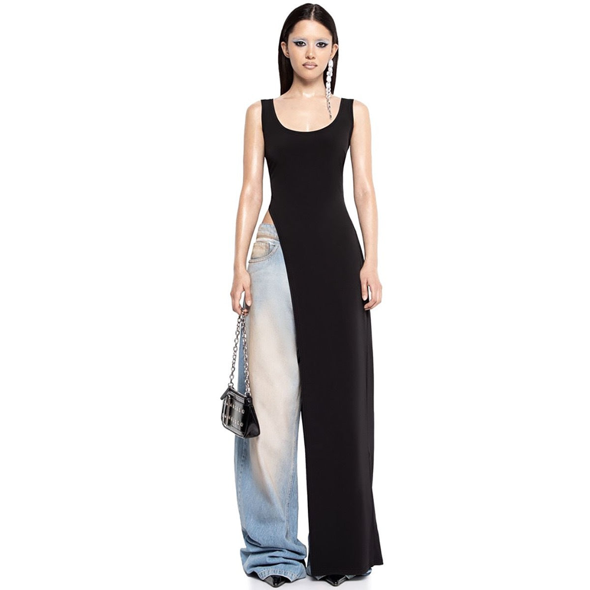 Aurelia Asymmetrical Maxi Dress Multi 5
