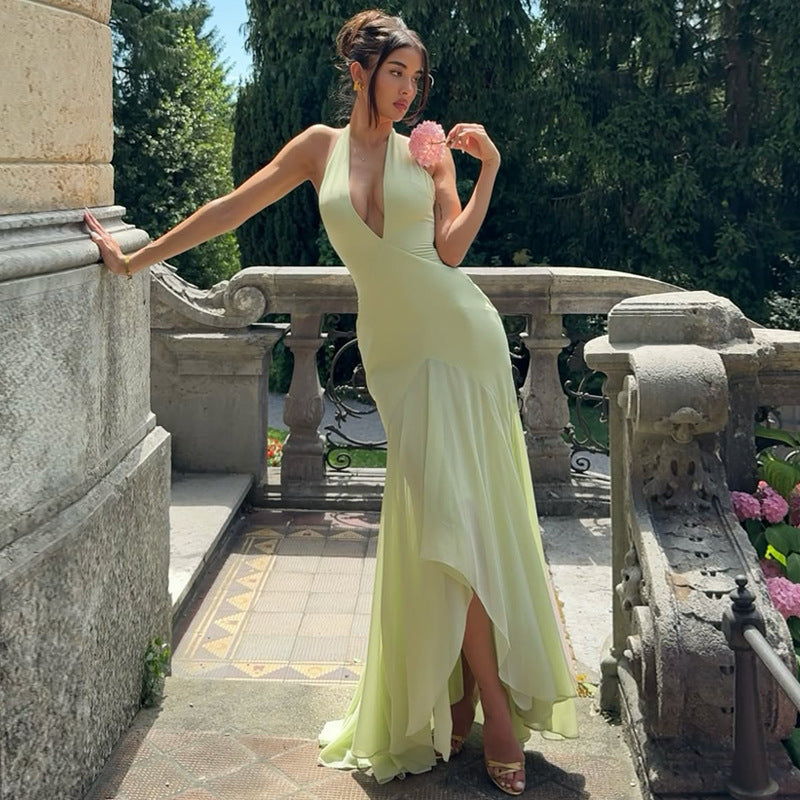 Valentina V-Neck Maxi Dress Multi 1