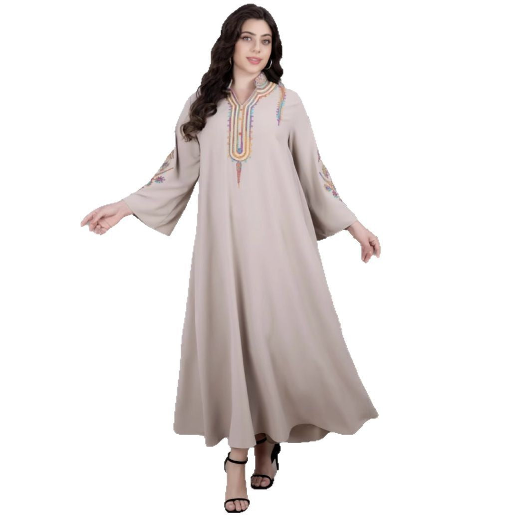 Isabelle Embroidered Maxi Dress Multi 4
