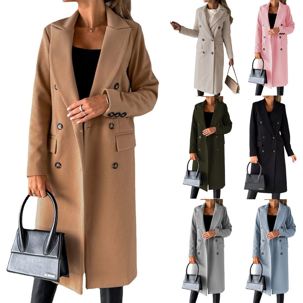 Rosalie Double-Breasted Coat Dress Multi 7