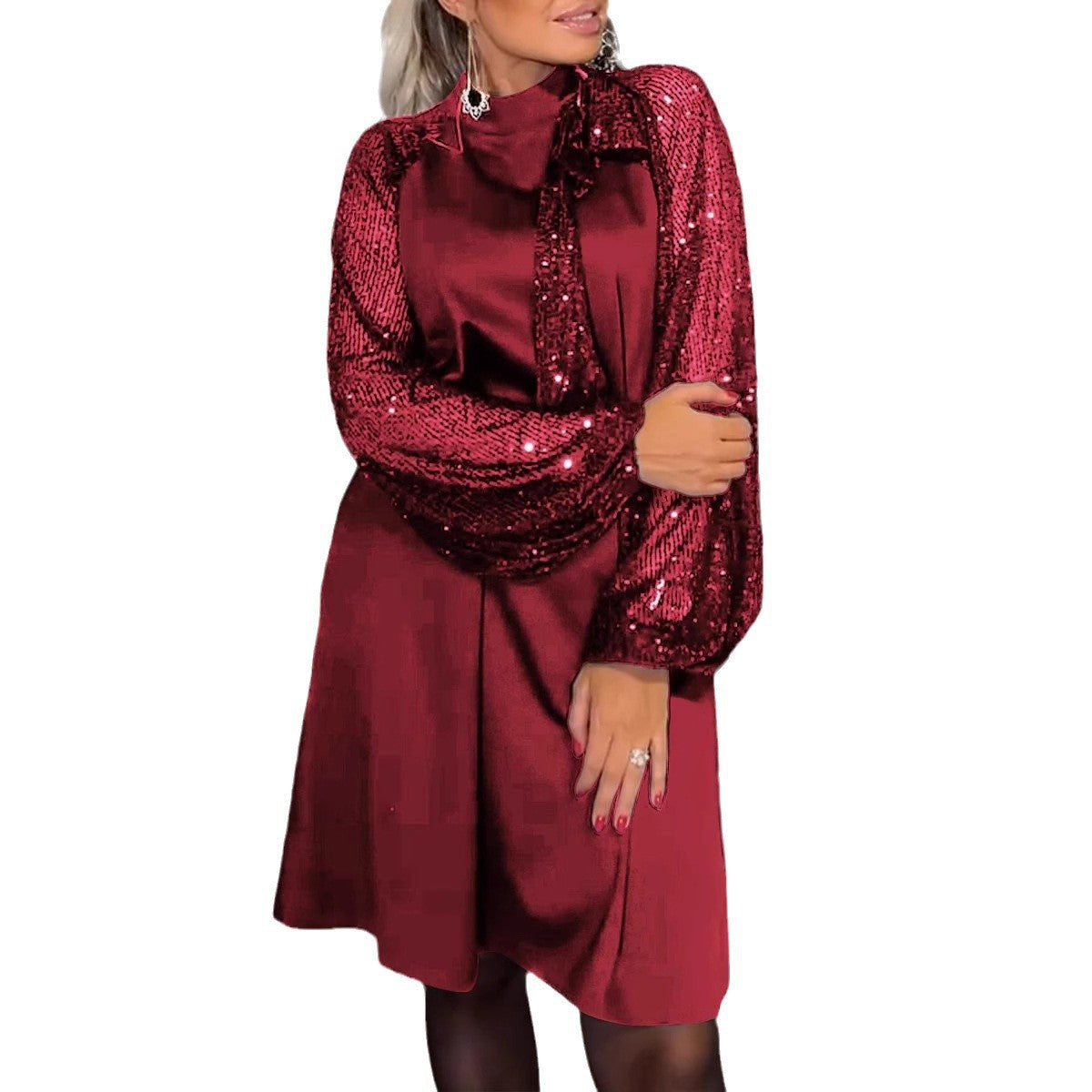 Celeste Sequin Ruched Midi Dress Multi 5