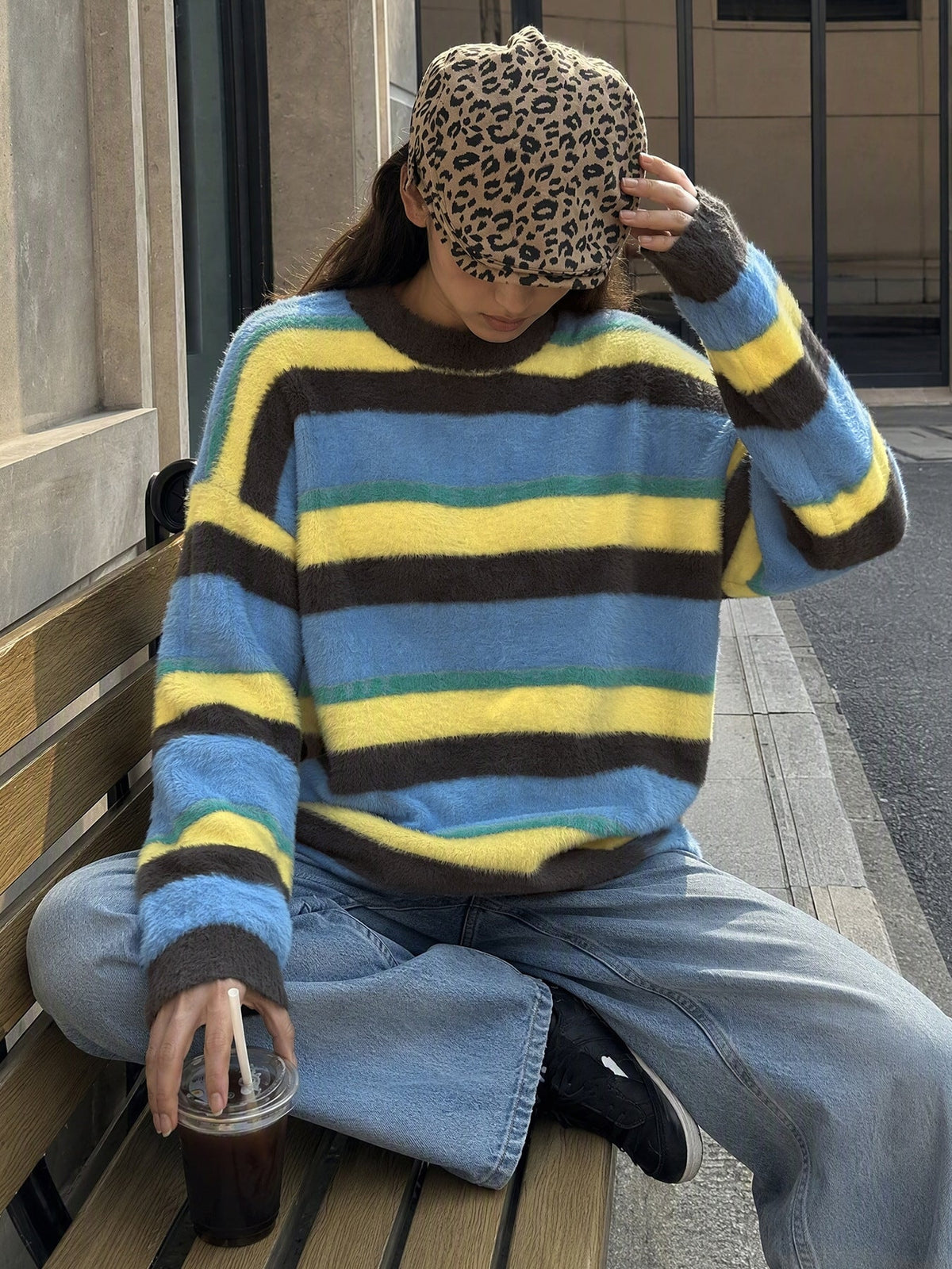 Marguerite Striped Knit Sweater effect knit 3