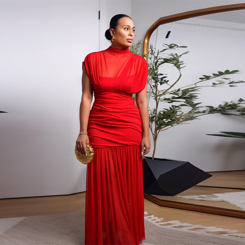 Amelie Flowing Evening Dress Multi 8