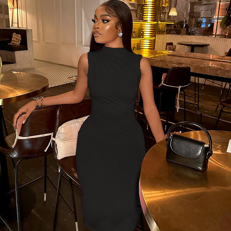 Celeste Draped Midi Dress Multi 3