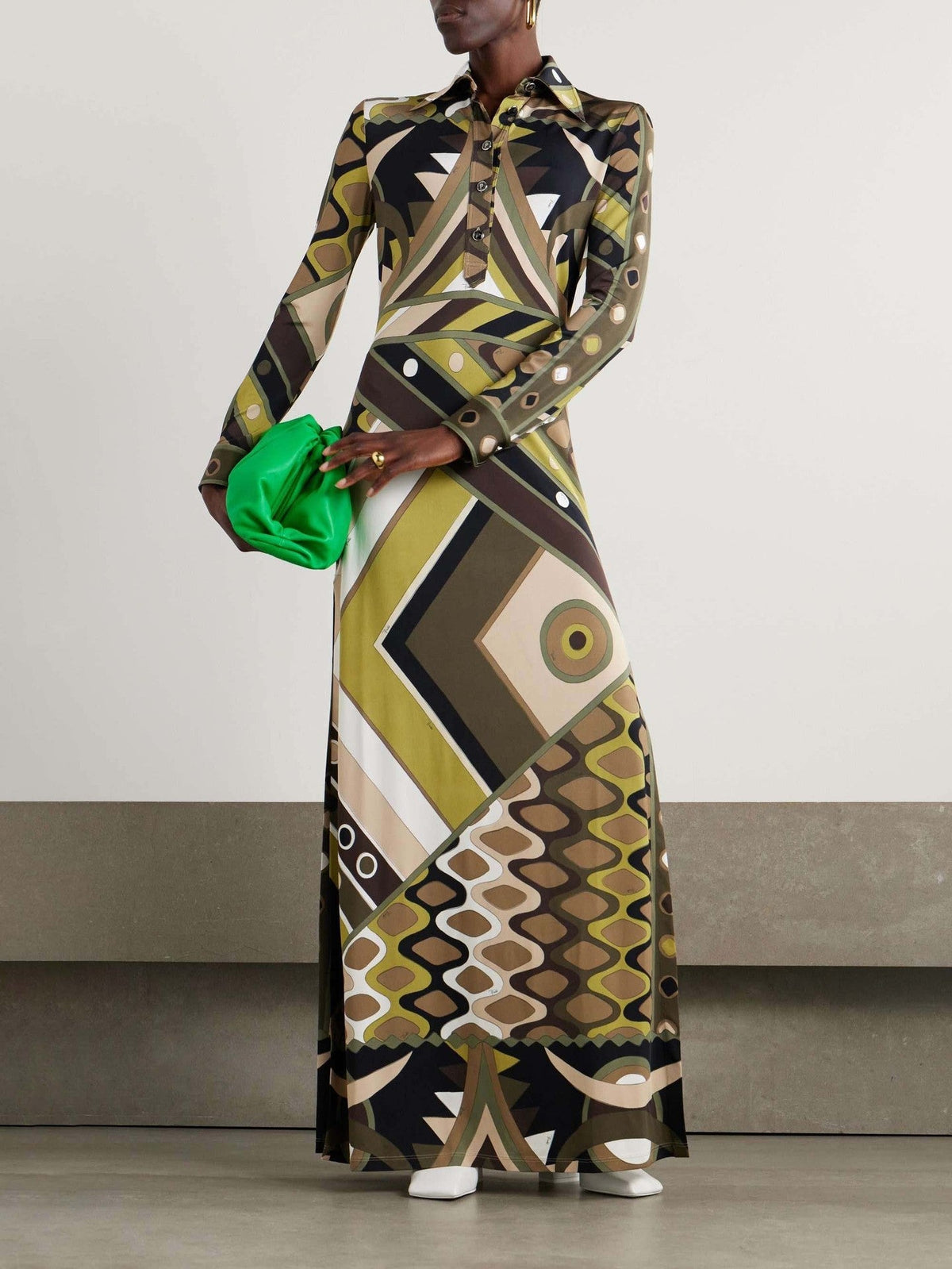 Rosalind Geometric Maxi Dress Multi 5