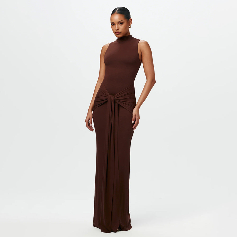 Isadora Knot Maxi Dress Multi 5