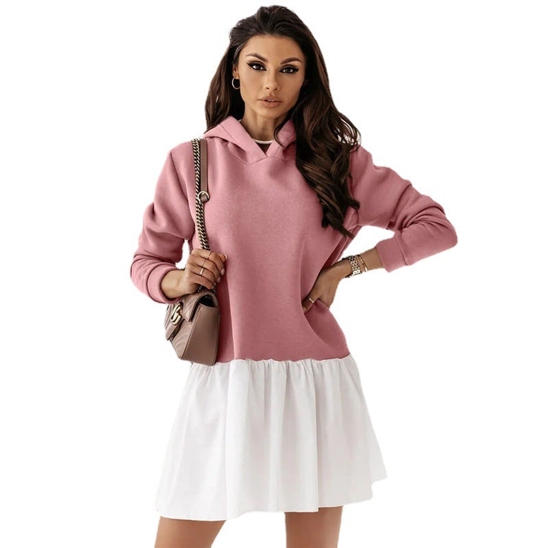 Rosie Ruched Hoodie Dress Multi 5