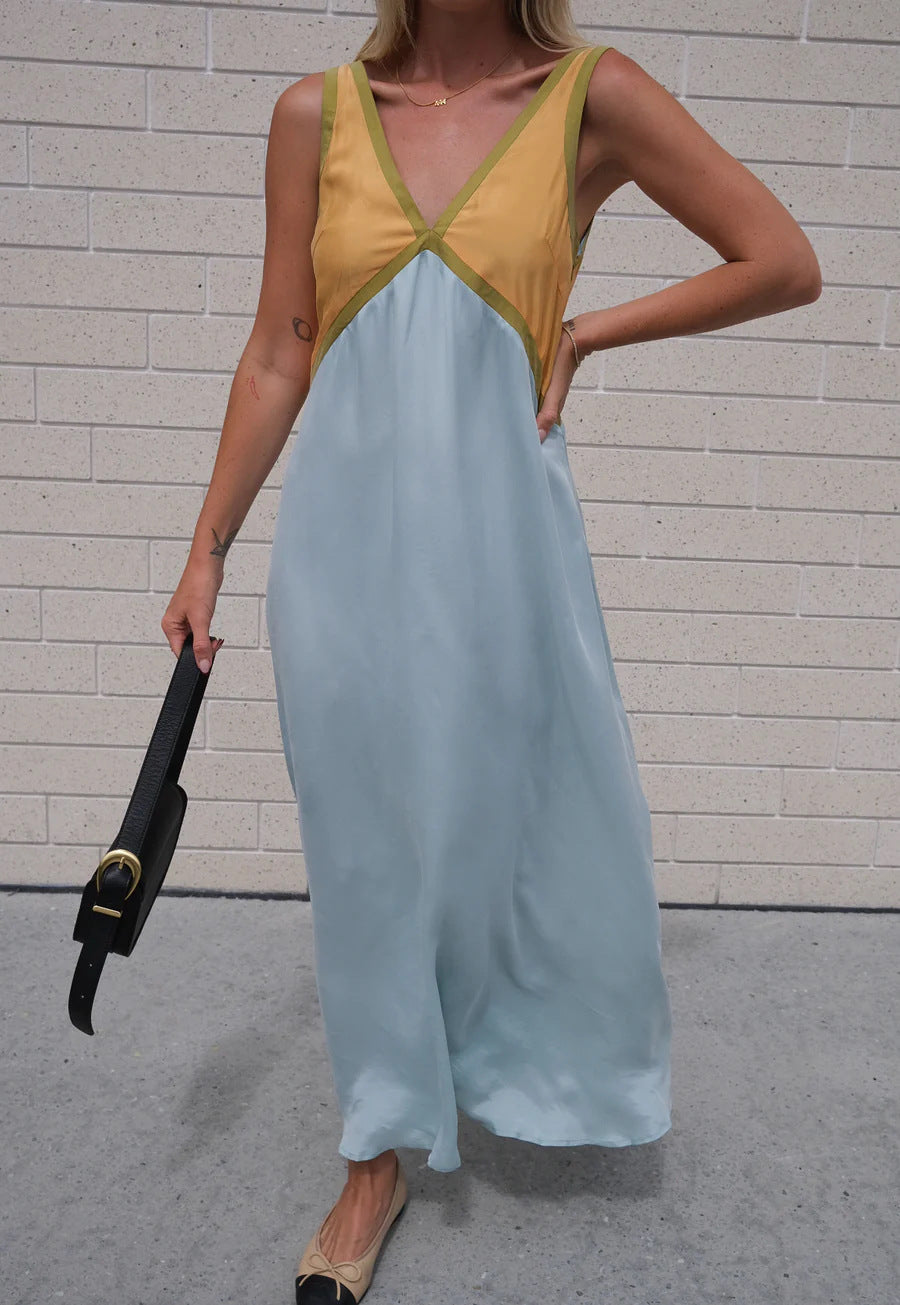 Valentina Ruched Maxi Dress Multi 24