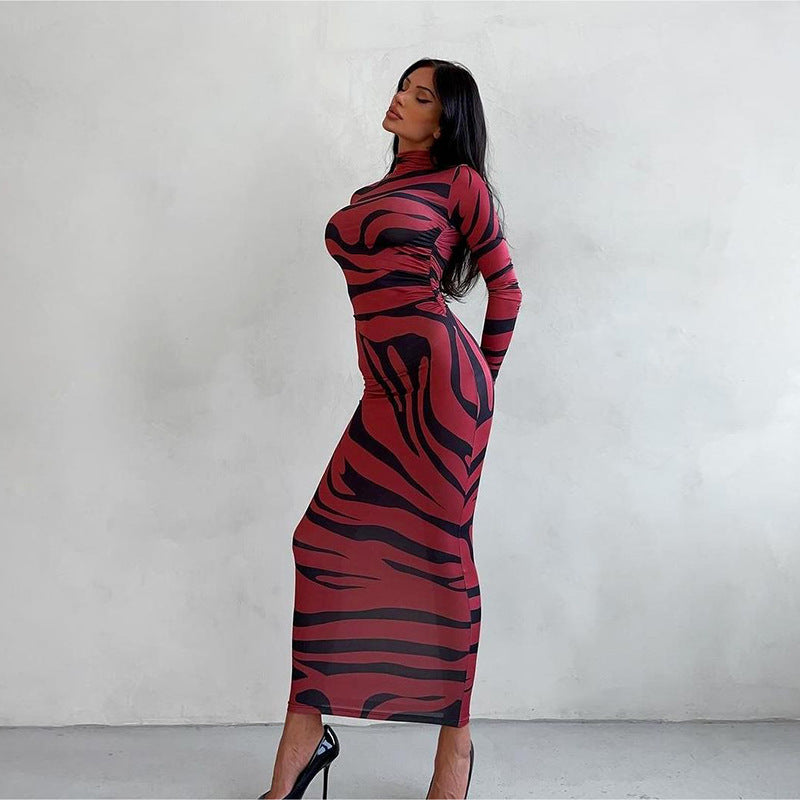 Arabella Leopard Maxi Dress Multi 2