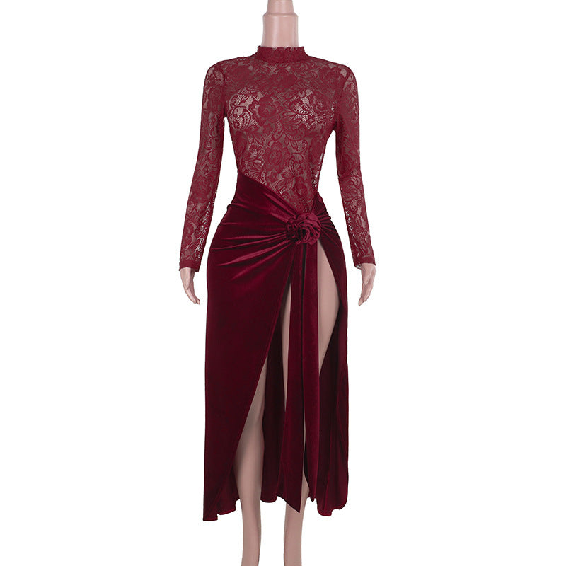Rosalind Lace Maxi Dress Floral 23
