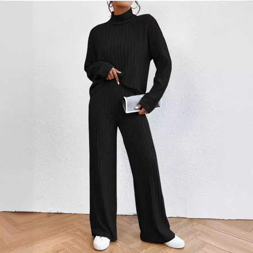 Margot Turtleneck Sweater Set Sapphire Blue 3