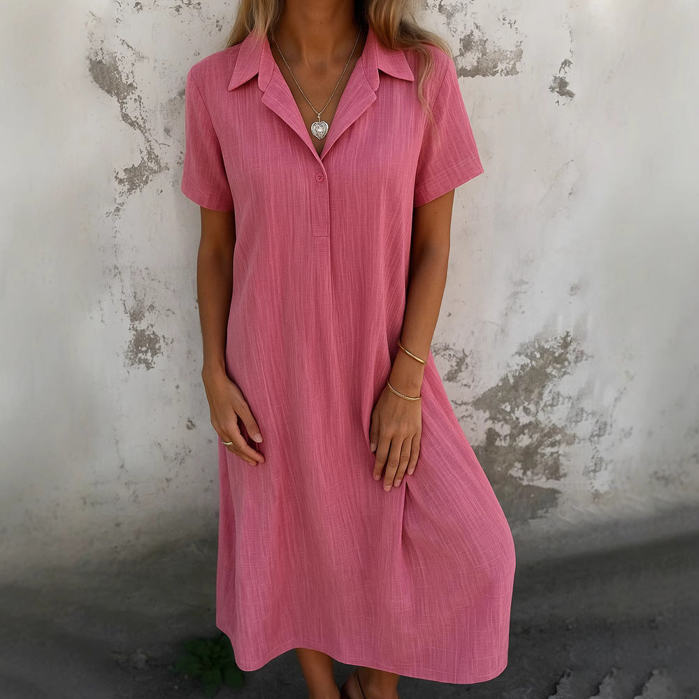 Rosalie Satin Shirt Dress Multi 12