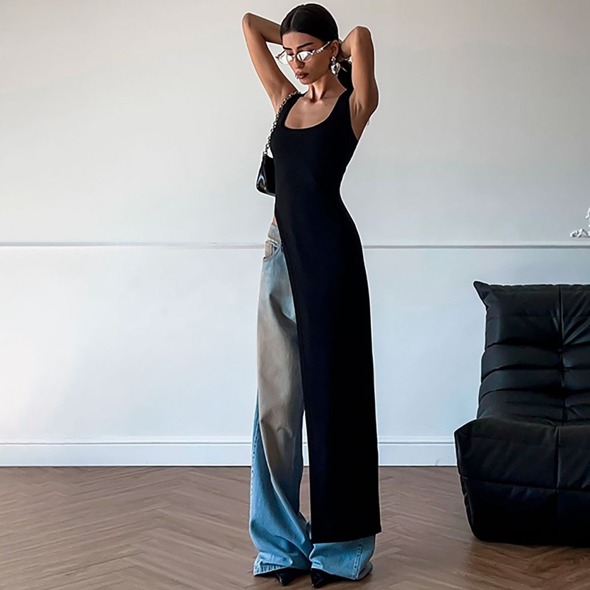 Aurelia Asymmetrical Maxi Dress Multi 3