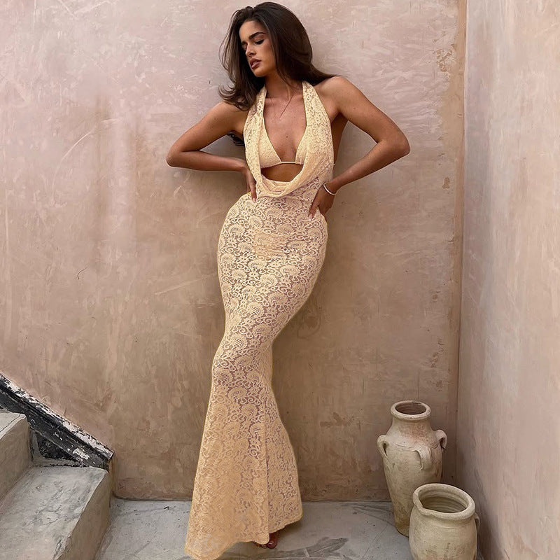 Isabelle Lace Maxi Dress Details 1