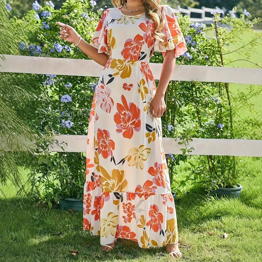Isabelle Satin Maxi Dress Multi 3