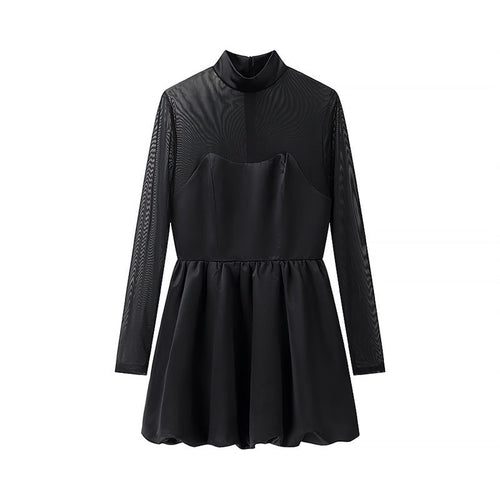 Valentina Sheer Mini Dress Multi 1