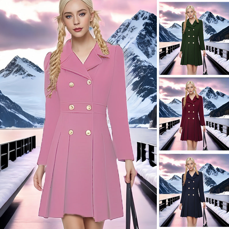 Rosalie Double-Breasted Coat Dress Kleidermantel R&B 4