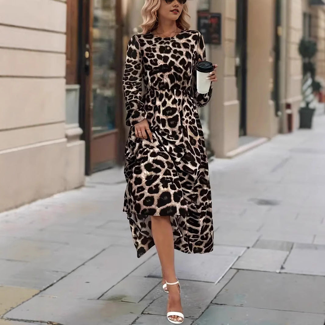 Isadora Leopard Maxi Dress Multi 3